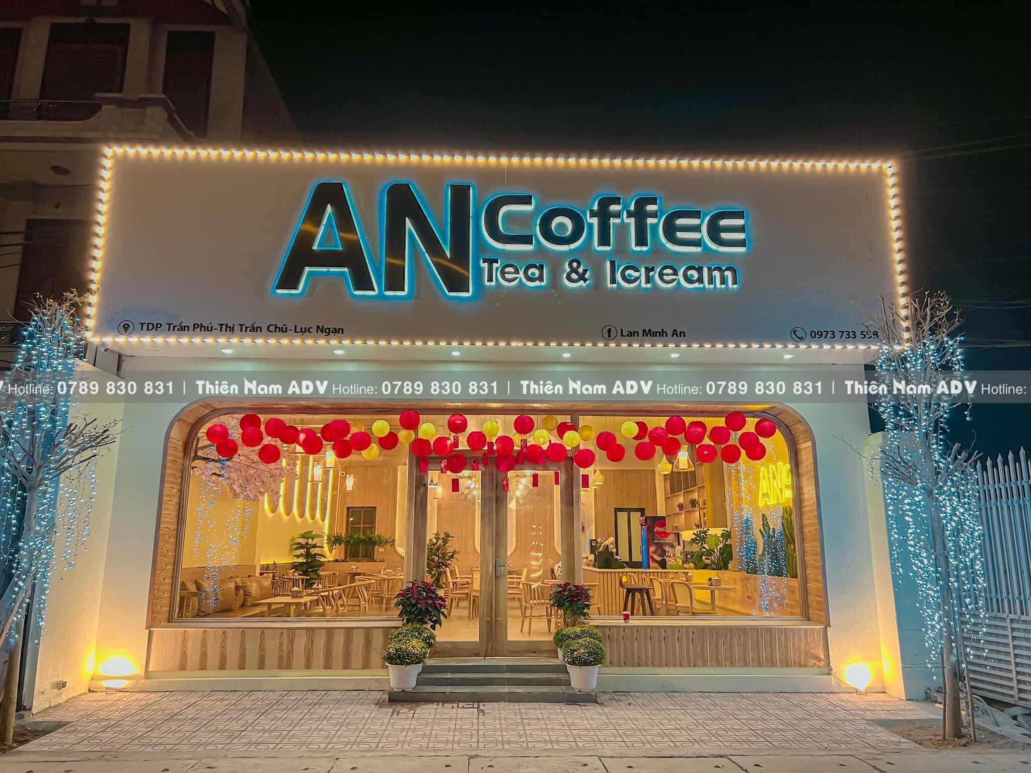 bảng hiệu quán cafe 